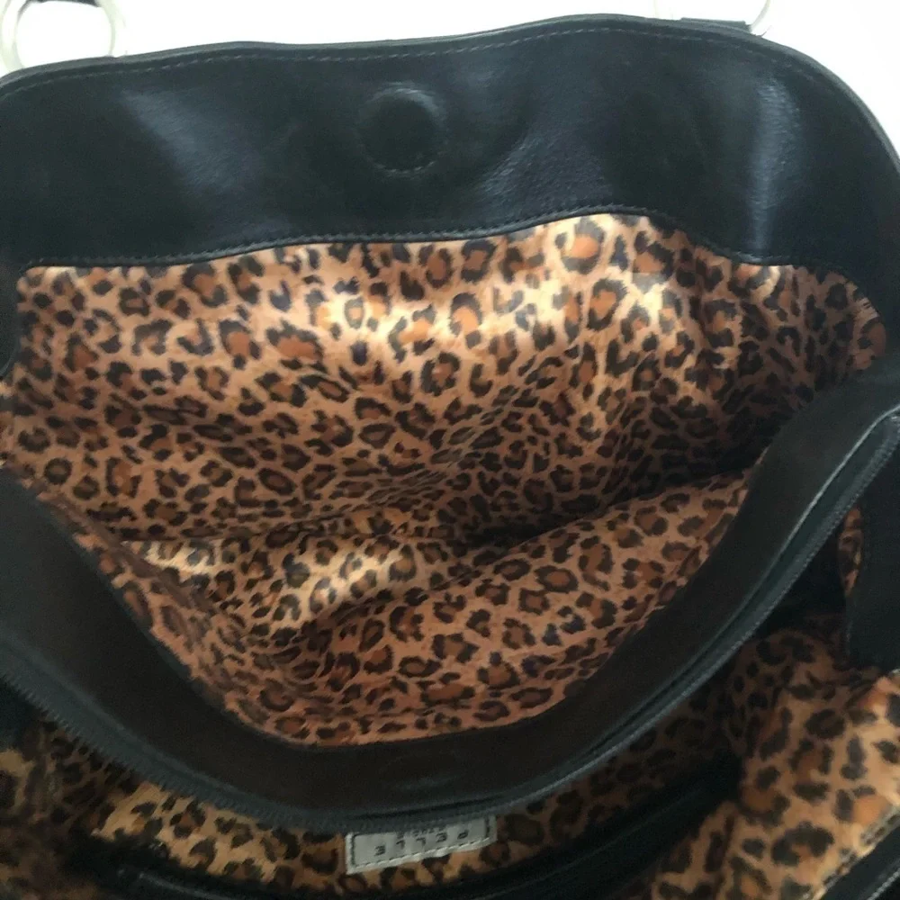 Pella Studio Leather Handbag, double handles